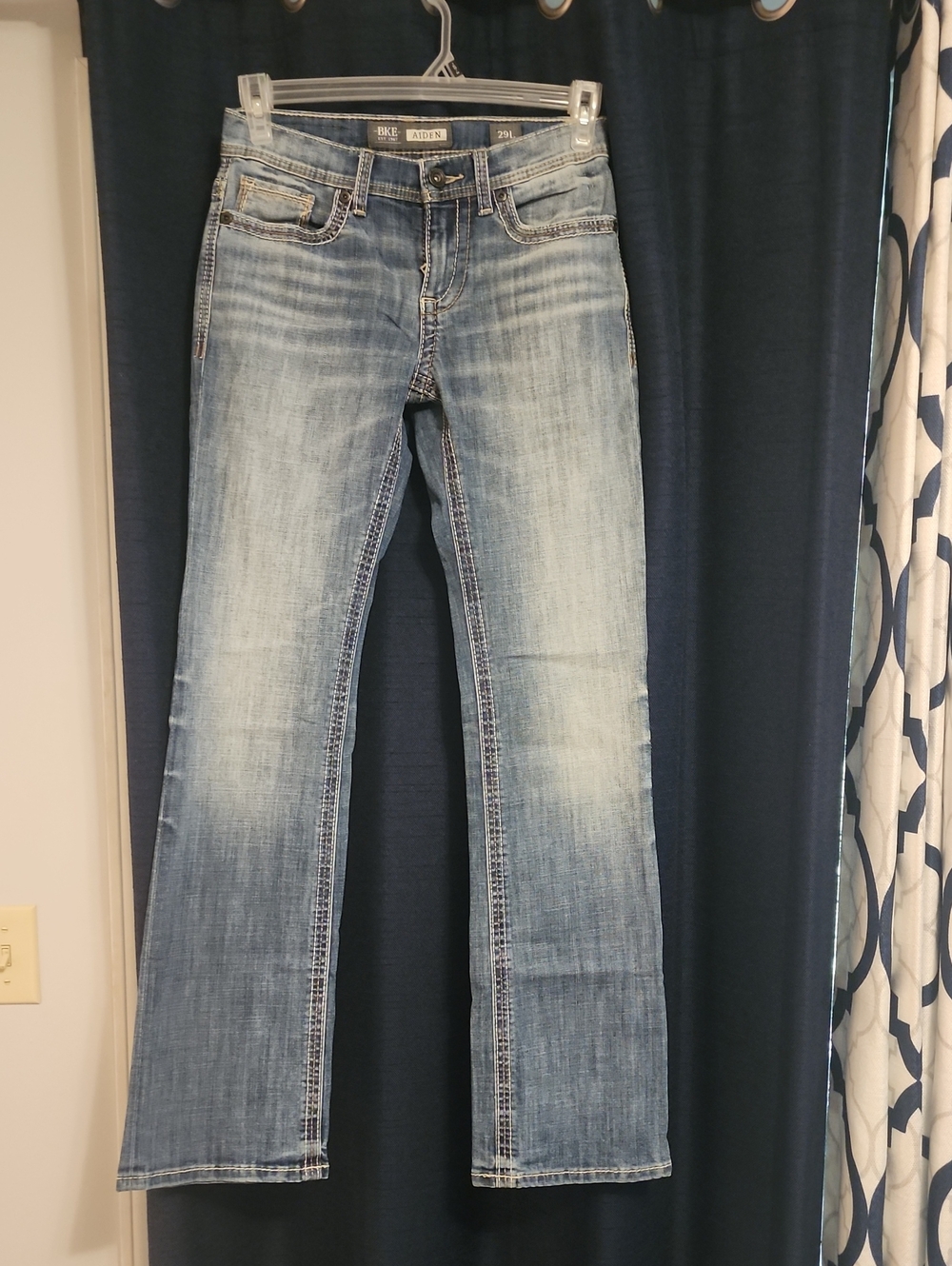 Bke BUCKLE Aiden Light Blue Men's Bootcut Jeans 29L